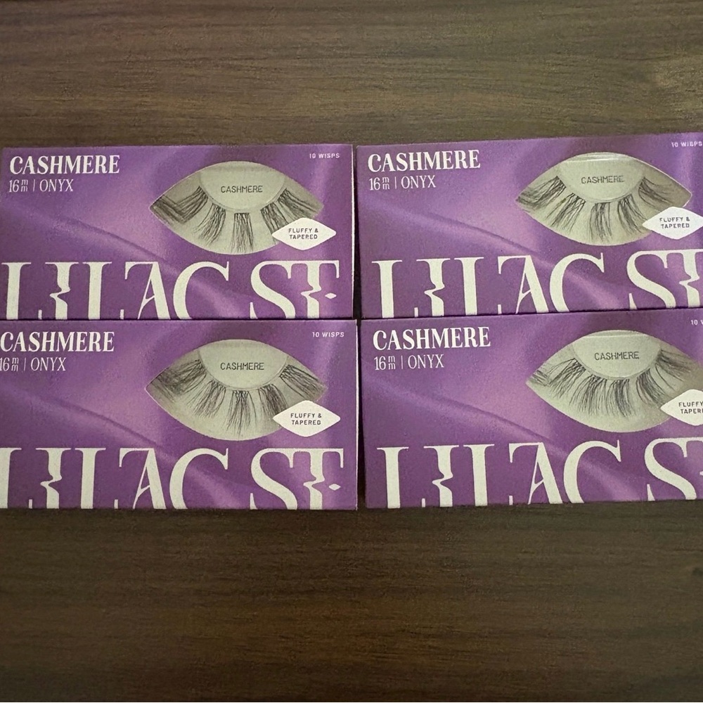 Lilac St Lashes Pack of Four Cashmere 16mm